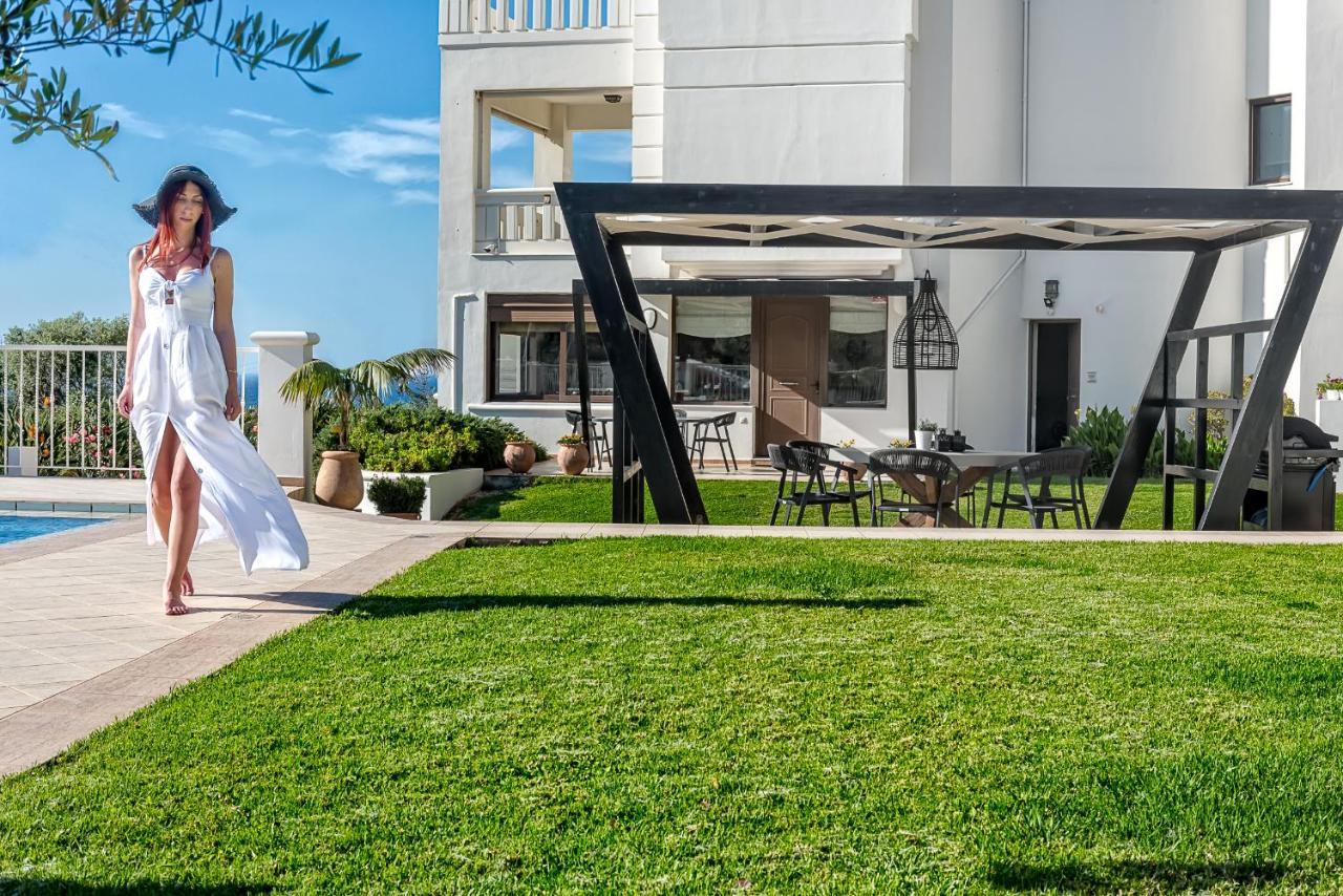 Cretan Blu Platanias Villa Platanias  Luaran gambar